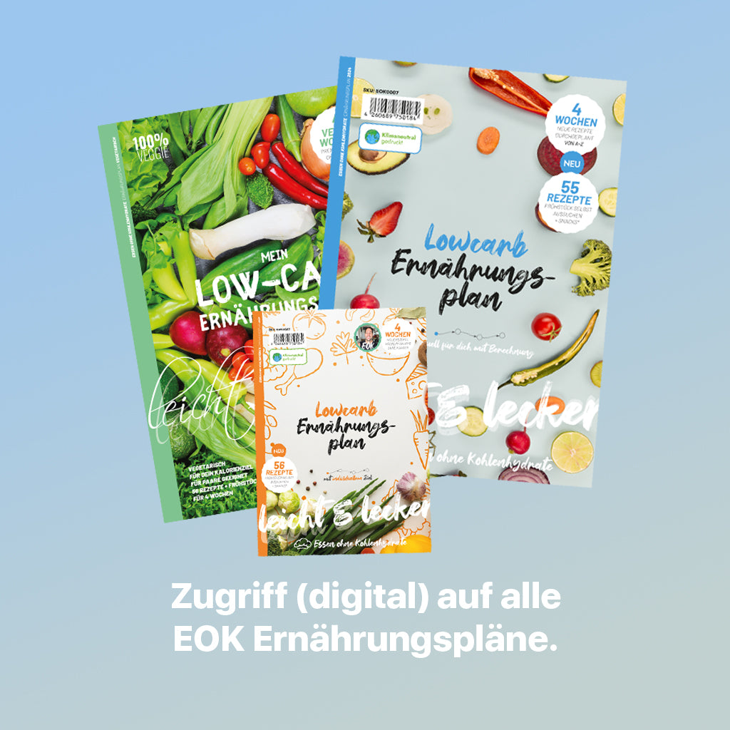 EOK Club (mit Kursen, Low-Carb & Keto, Community, Ernährungsplänen, KI und App)