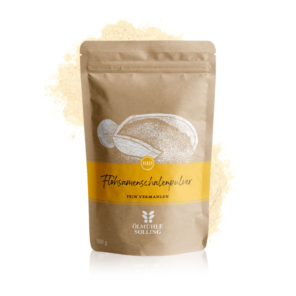 Bio Flohsamenschalen 500g gemahlen