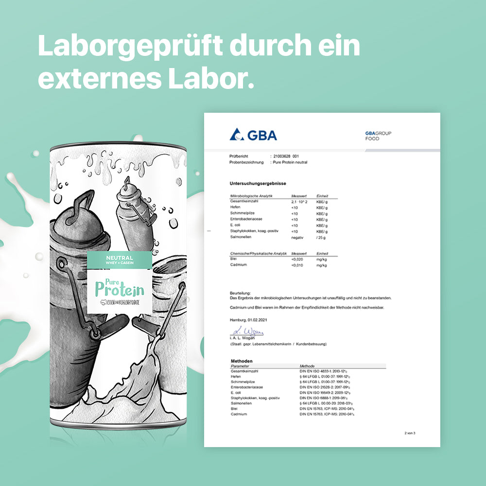Pure Protein (neutral) - Proteinpulver ohne Zusatzstoffe