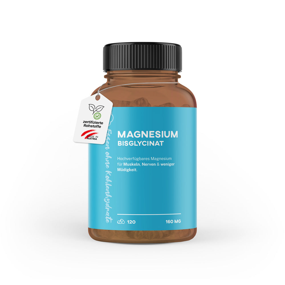 Magnesium Bisglycinat (im Braunglas)