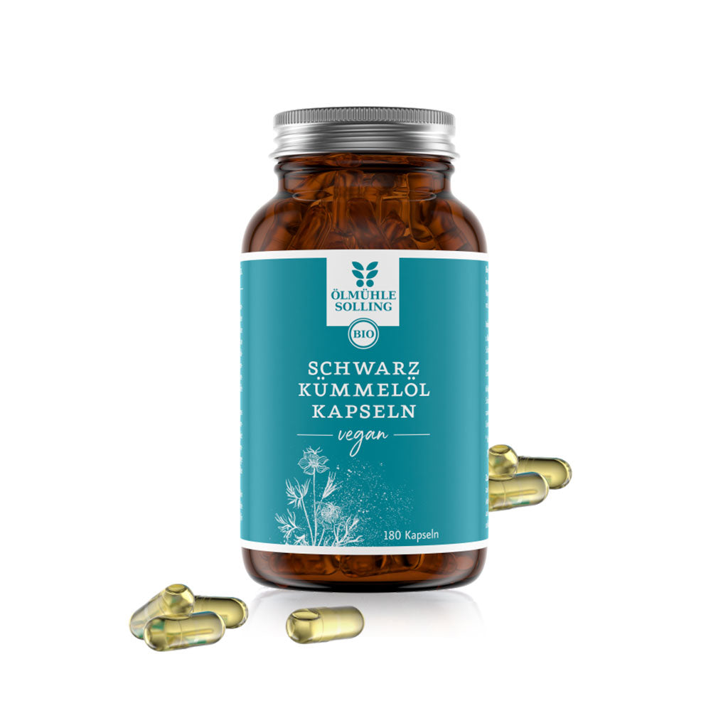 Bio Schwarzkümmelöl Kapseln vegan (180 Kapseln)