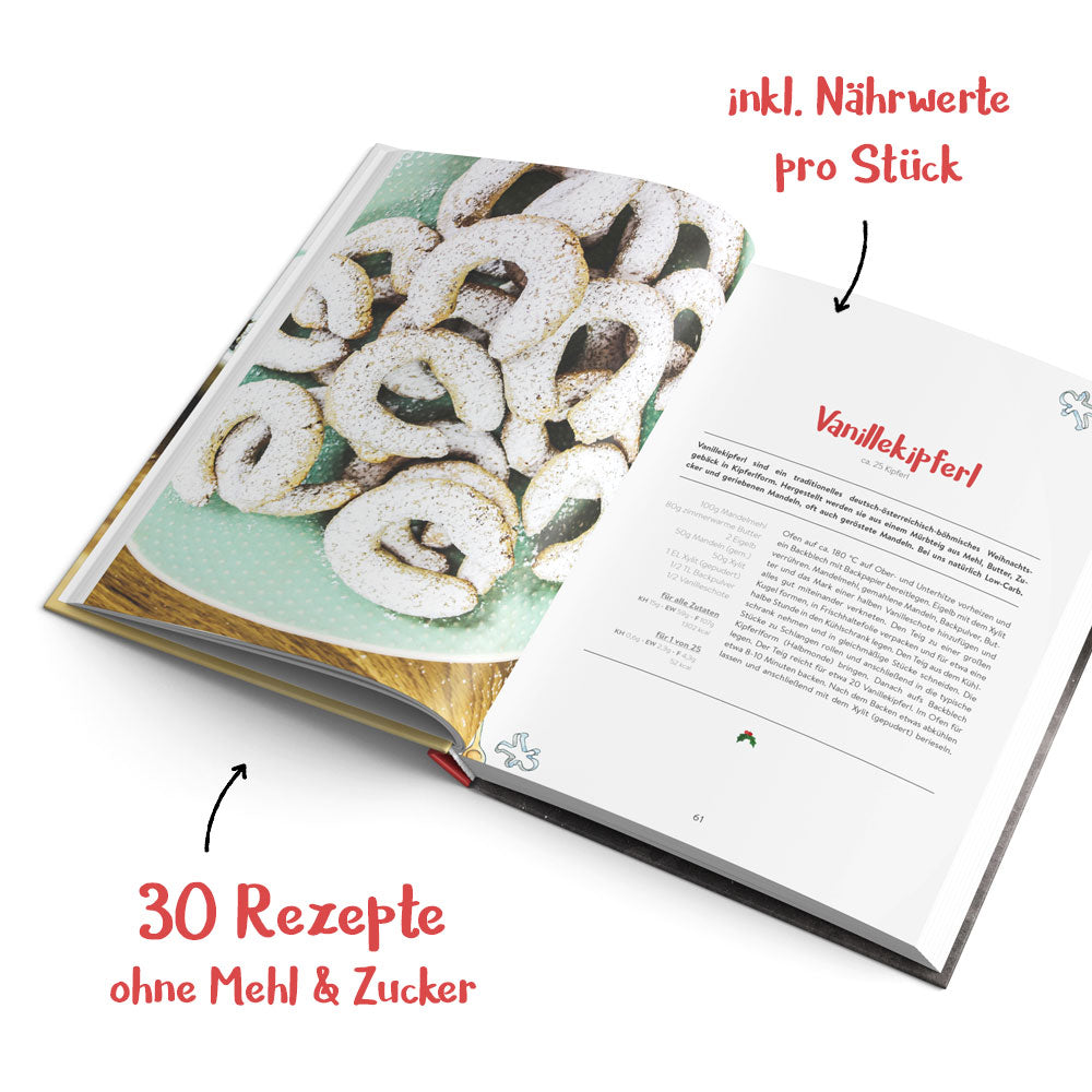 Low-Carb Weihnachtsbäckerei – 30 weihnachtliche Backrezepte