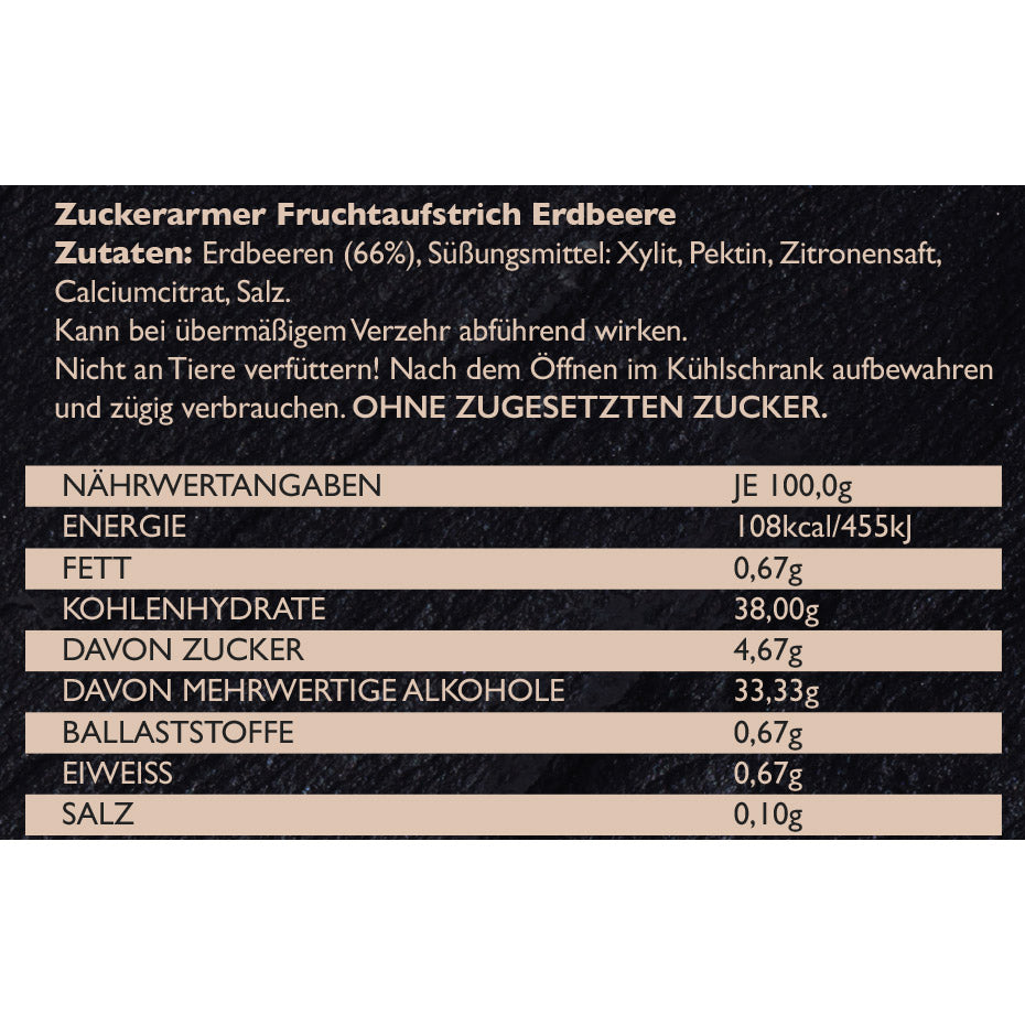 Low-Carb Fruchtaufstrich (66% Fruchtanteil)