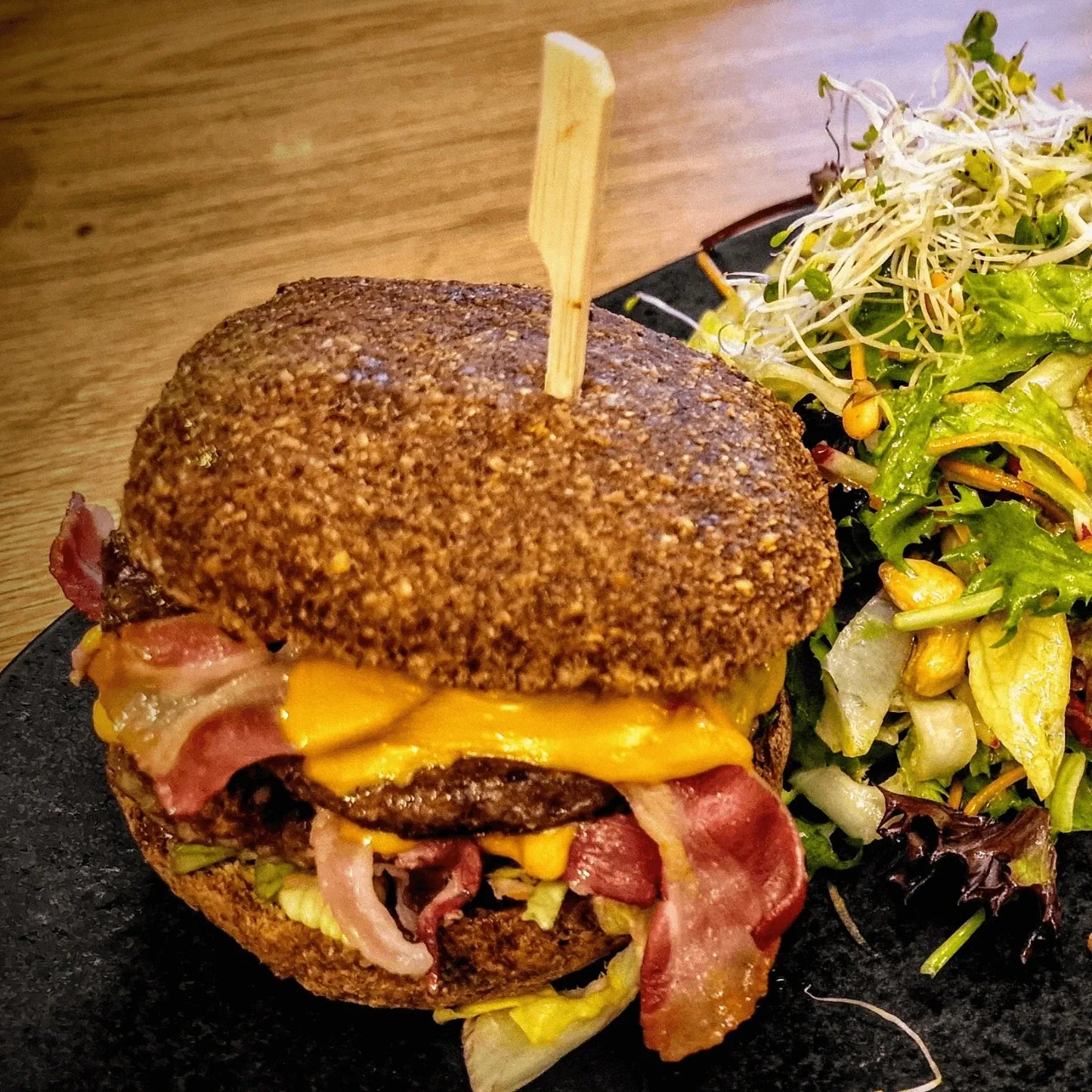 Lower Carb Protein Burger Buns