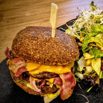 Lower Carb Protein Burger Buns