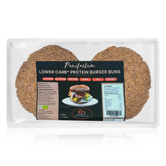 Lower Carb Protein Burger Buns