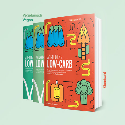 Abnehmen mit Low-Carb (Konzeptbuch mit Ernährungsplan)