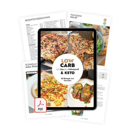 Low-Carb & Keto - 60 Rezepte zum Genießen (Ebook, 60 Rezepte, 132 Seiten)