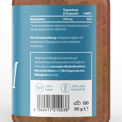 Magnesium Bisglycinat (im Braunglas)