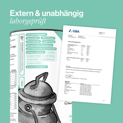 Pure Protein (neutral) - Proteinpulver ohne Süßstoffe & Aromen