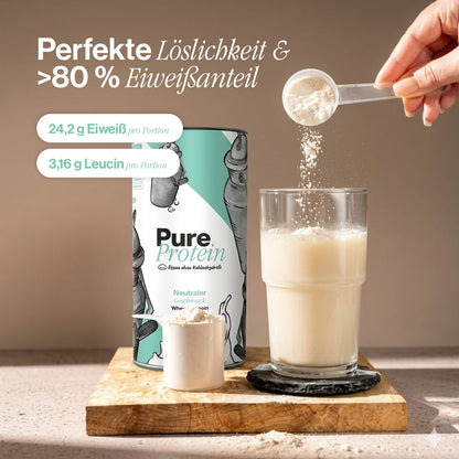 Pure Protein (neutral) - Proteinpulver ohne Süßstoffe & Aromen