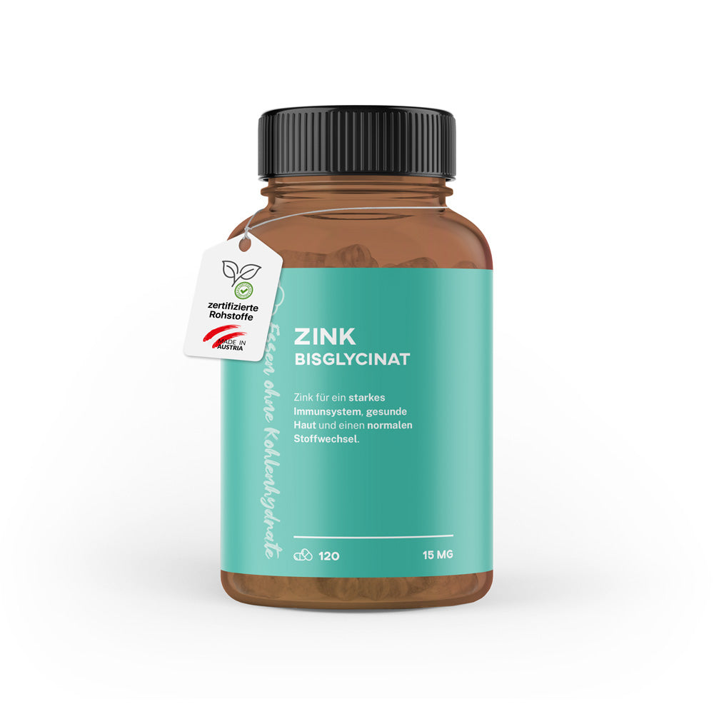 Zink Bisglycinat (im Braunglas)