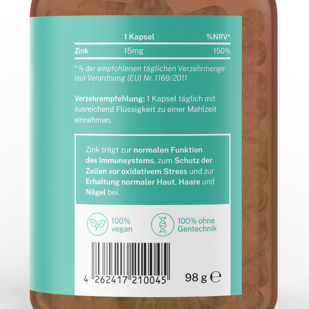 Zink Bisglycinat (im Braunglas)