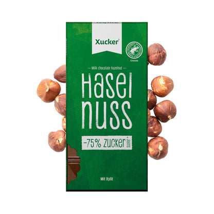 Schokolade mit Xylit (ohne extra Zucker)